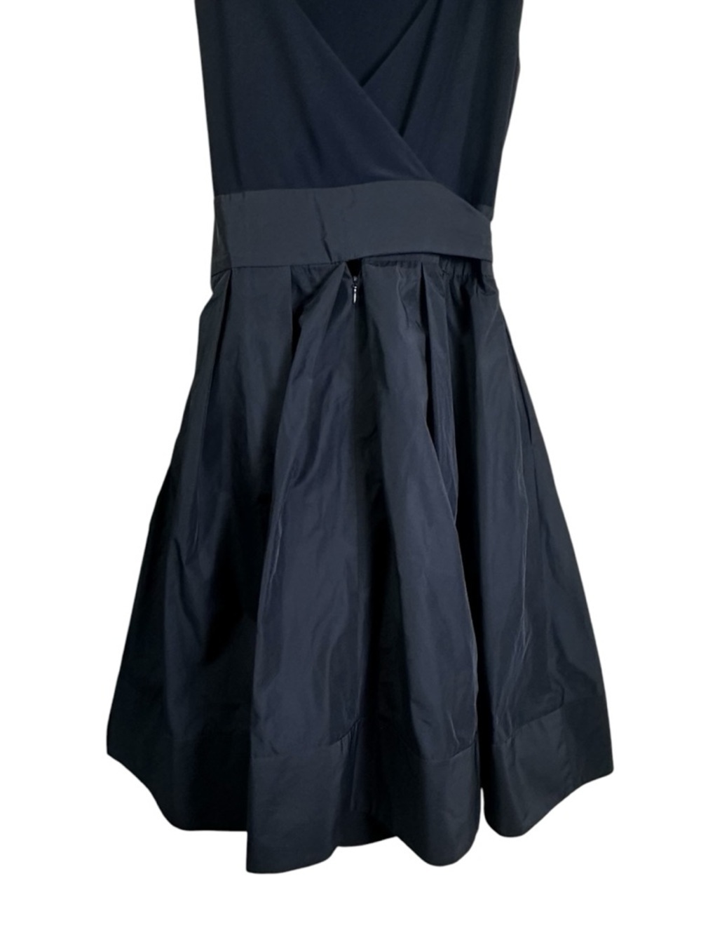 Lauren Ralph Lauren Women’s 14 Navy Blue Sleeveless Fit-and-Flare Cocktail Dress - Picture 5 of 7